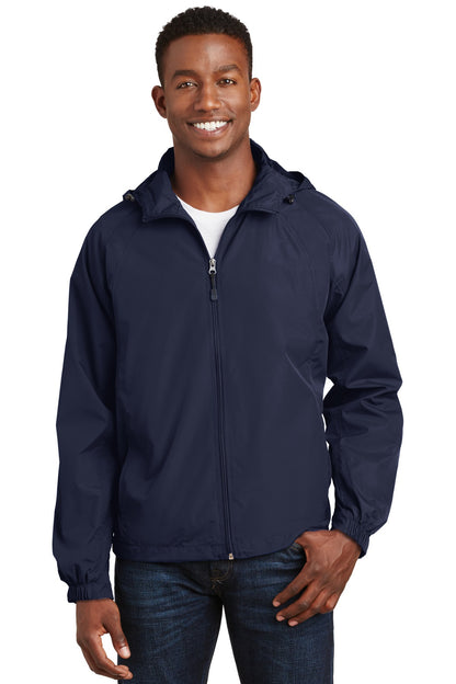 Sport-Tek ®  Hooded Raglan Jacket. JST73