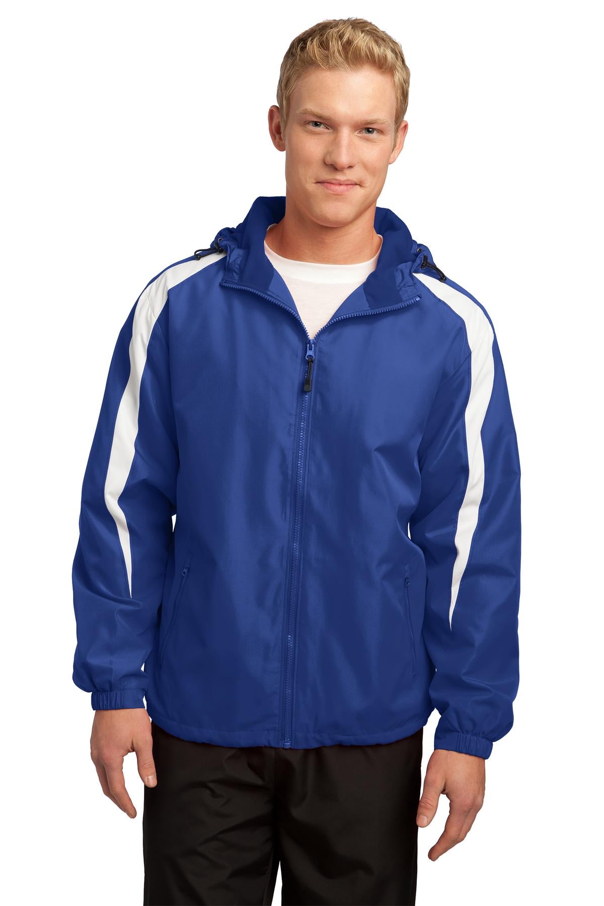 Sport-Tek ®  Fleece-Lined Colorblock Jacket. JST81