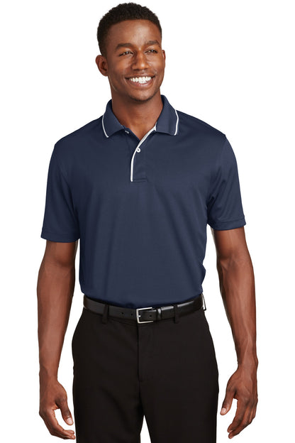 Sport-Tek ®  Dri-Mesh ®  Polo with Tipped Collar and Piping.  K467