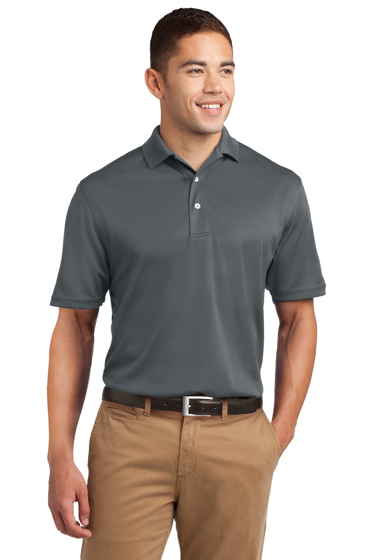 Sport-Tek ®  Dri-Mesh ®  Polo.  K469 - Steel