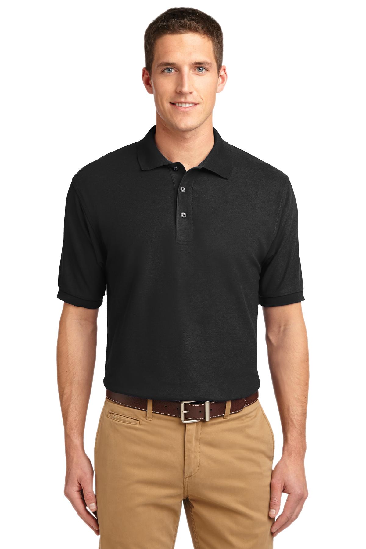 Port Authority ®  Extended Size Silk Touch™ Polo K500ES - Black