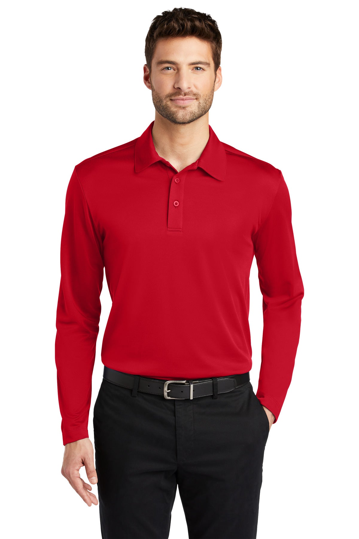 Port Authority ®  Silk Touch™ Performance Long Sleeve Polo. K540LS