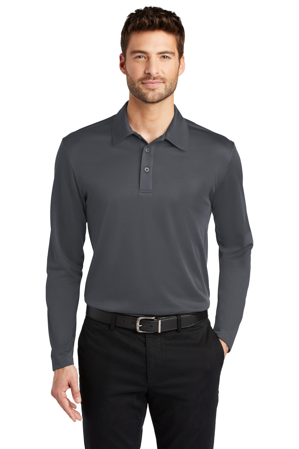 Port Authority ®  Silk Touch™ Performance Long Sleeve Polo. K540LS