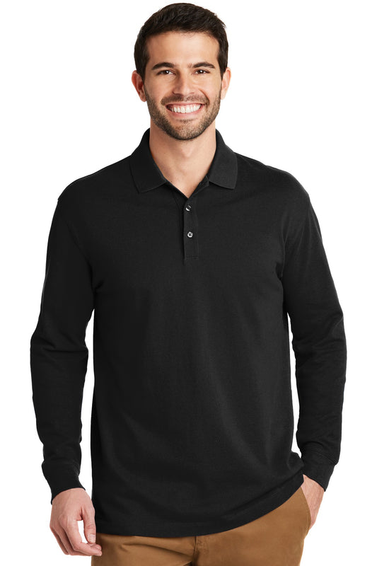 Port Authority ®  EZCotton ®  Long Sleeve Polo. K8000LS