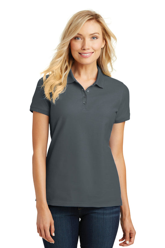 Port Authority® Ladies Core Classic Pique Polo. L100 - Graphite