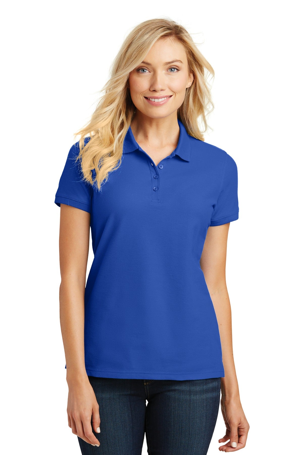 Port Authority® Ladies Core Classic Pique Polo. L100 - True Royal