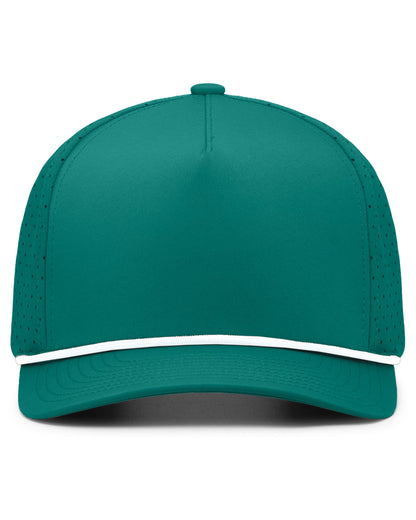 Dark Teal/White