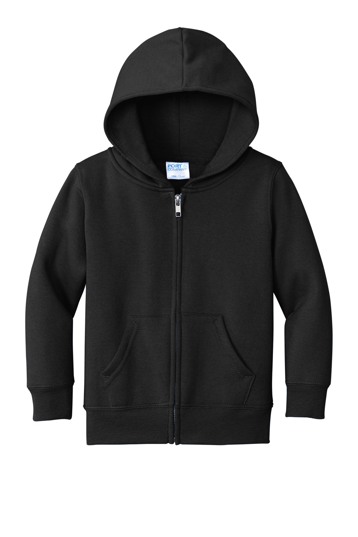 Port & Company Toddler Core Fleece Full-Zip Hooded Sweatshirt. CAR78TZH