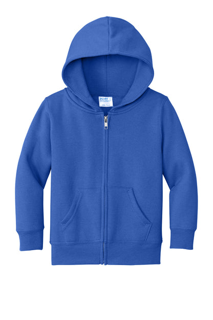 Port & Company Toddler Core Fleece Full-Zip Hooded Sweatshirt. CAR78TZH