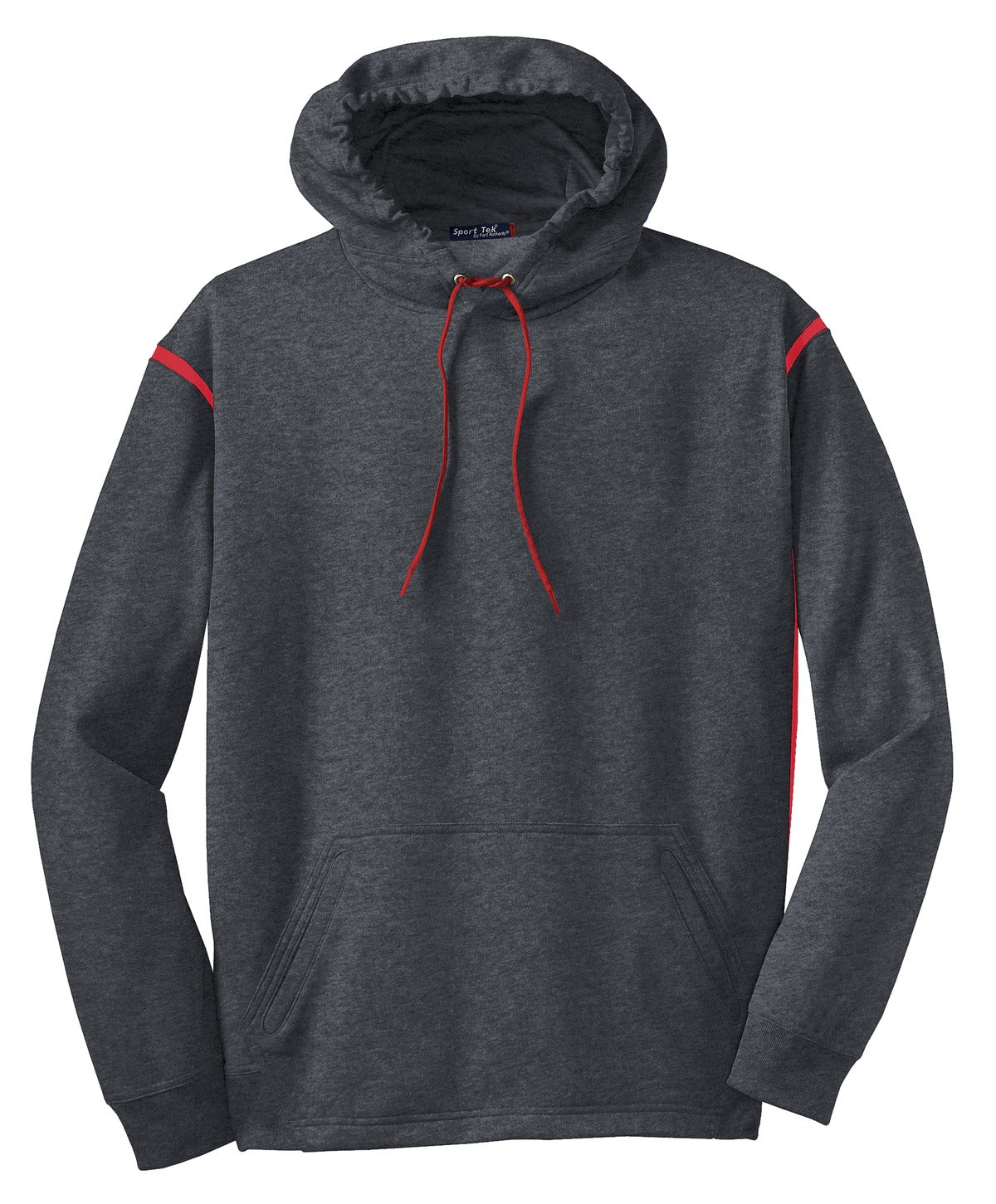 Graphite Heather/ True Red